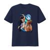 Einzigartiges 3-Mond-Präriehund-Kunst-T-Shirt Perfekt für Nagetier-Eichhörnchen-Welpen-Liebhaber vintage Gewaschenes Unisex Designer-Kleidung Stilvoll