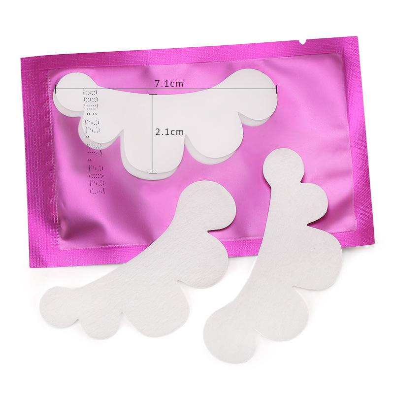 100Pcs Hydrogel Patches Under Eye Pads Tools Grafting Eyelash Under Eye Pads Eyelashes Extension Cloud Shape Eyelash Stickers