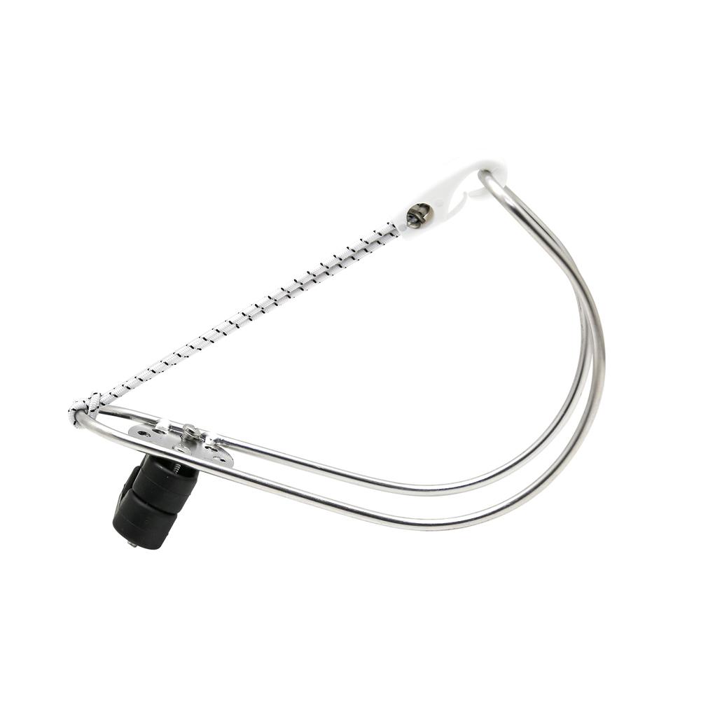 Boat Marine Lifebuoy Ring Horseshoe Bracket Hardware Boat Life Buoy Holder Adjustable Swimming Ring Brackets Rustproof for Yacht