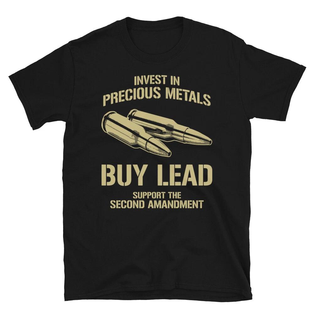 Gun Control Precious Metals 2nd Amendment Freedom T-Shirt 2XL