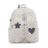 Schoolbag Wholesale Polka Dots Rabbit Ears Star Lace Backpack Student Large Capacity Commuter Cute High Value Backpack Female