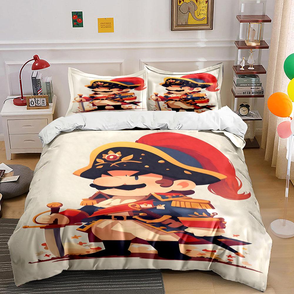 Cartoon pirate with sword. Bedding sets Duvet cover sets Duvet covers Pillowcases(1 * Duvet Cover 2 * Pillowcases without duvet insert)