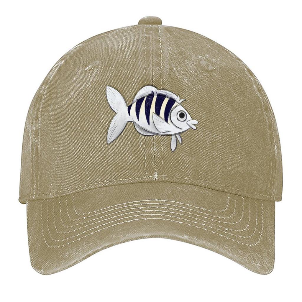 Creepy Fish Baseball Cap Christmas Hat Fashion Beach Hat Beach Custom Cap Women Hats Mens