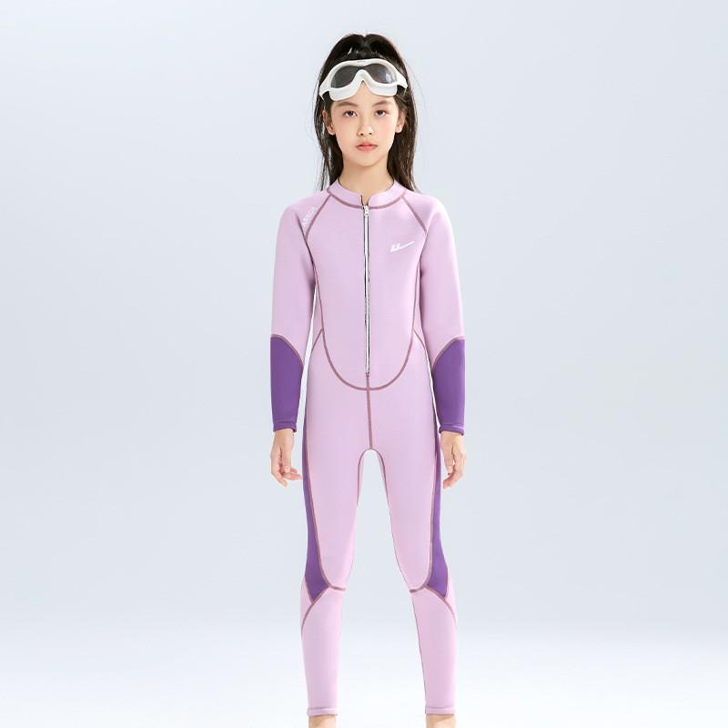 Kids Full Body Wetsuit Diving Swimming Surfing Warm Thermal Long Sleeve Winter Use Unisex