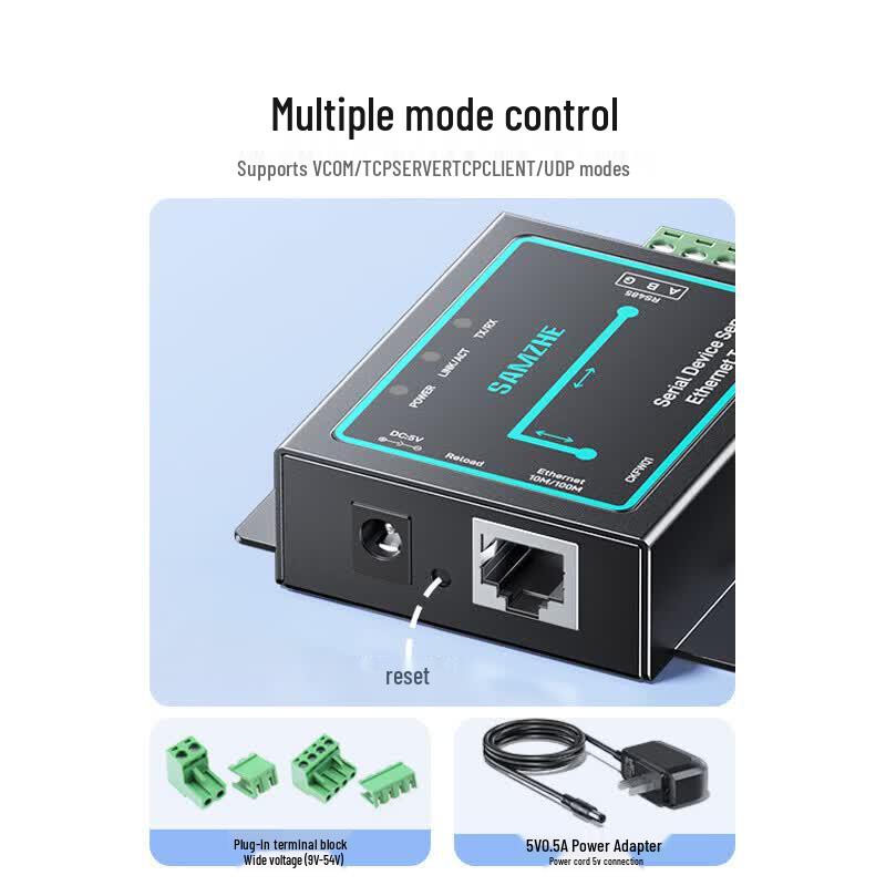 SAMZHE RS485 To Ethernet Serial Server Gateway