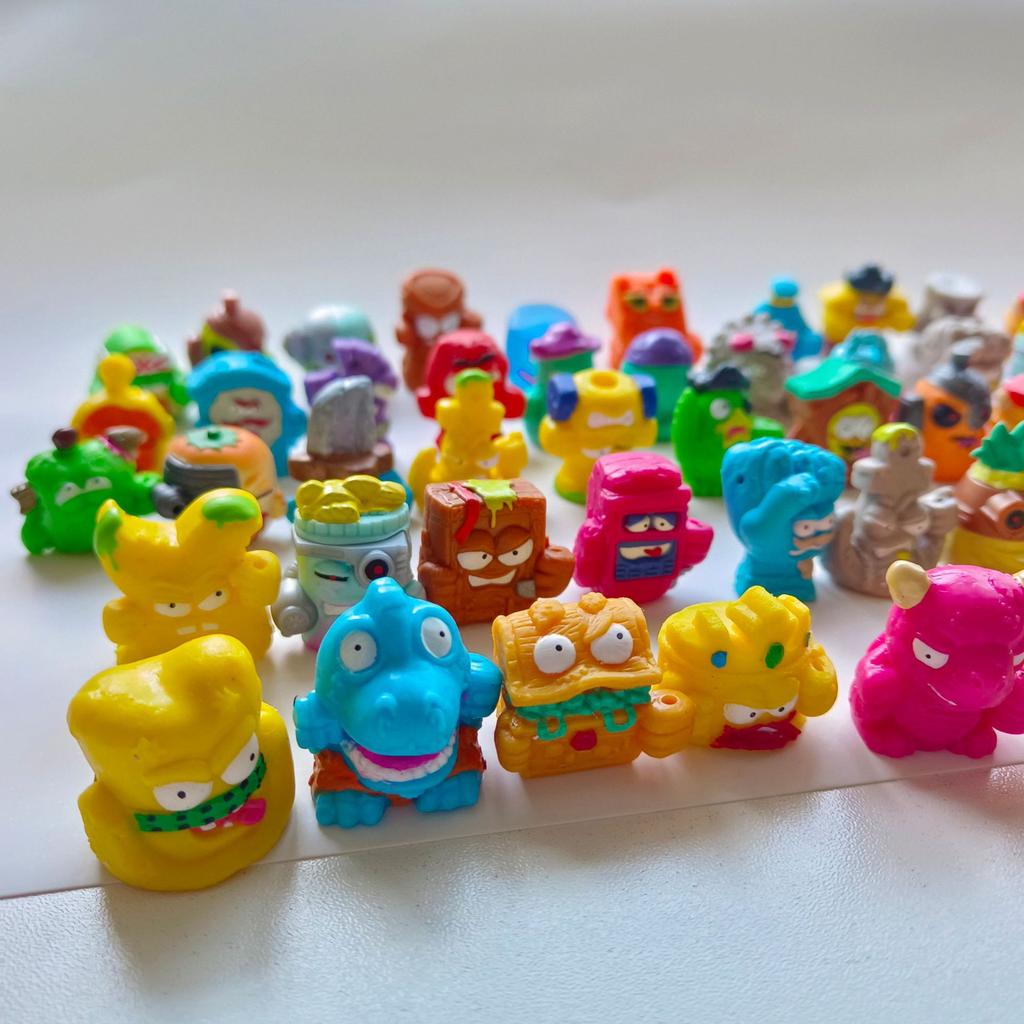 20pcs Mini Trash Zomlings Pack Figures Dolls 3-4cm Grossery Gang Garbage Collection Model Figuras Toys for Kids Gift Kids Toy