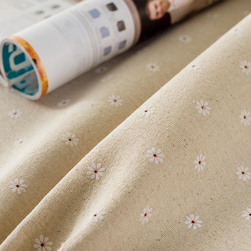 Flower Pattern Tablecloth Linen Cotton Table Cloth with Lace Dining Table Cover Desk Table Decor Minimalist Artsy