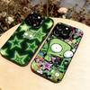 Madness Invader Z-Zim Gir Phone Case For iPhone 17,16,15,14,13,12,11 Plus,Pro Max,XS,Colorful Silver Phone Case Funda Cover