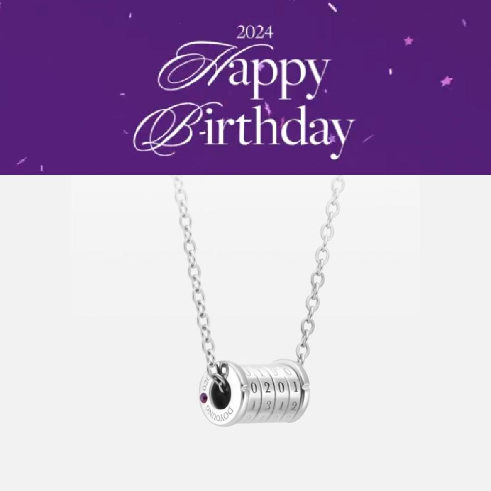 

Ожерелье с подвеской в ​​форме колеса NCT DOYOUNG 2024 Happy Birthday