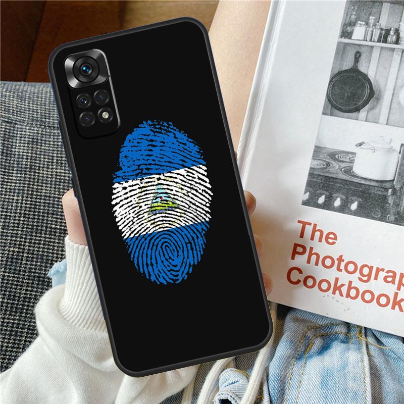 Nicaragua Flag Case For Xiaomi Redmi Note 12 10 9 11 Pro 9S 10S 11S 12S Cover For Redmi 12 9C 10C 12C 13C