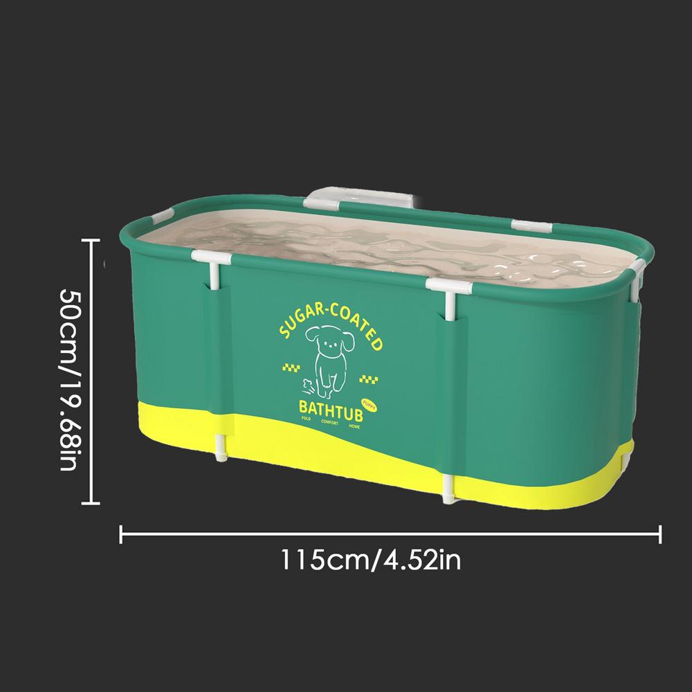 

Складная ванна Портативная детская ванночка Большая изоляционная гидромассажная ванна для ребенка Взрослого Паровая баня для пота Ножная спа-ванночка Ведро для купания Ванны зелёный