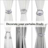 Magnetic Curtain Tieback No Drill Curtain Holder Cylinder Curtain Buckle Curtain Tie Clip Home Curtain Accessories