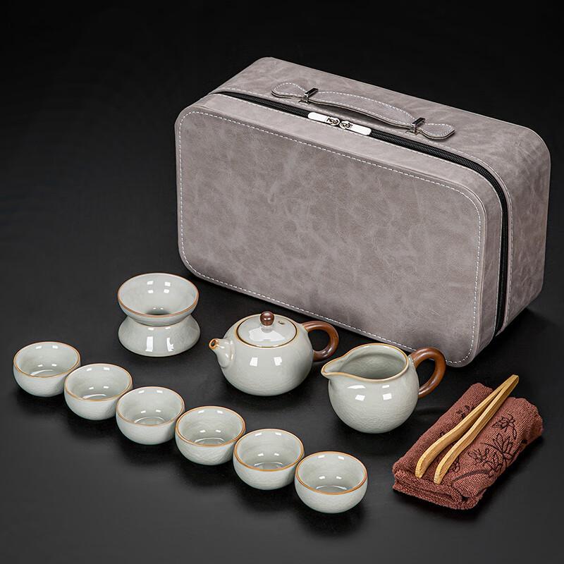 Lainuo Ru Kiln Xishi Teapot 9-Piece Tea Set