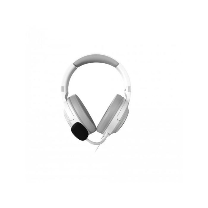 Casque avec Microphone - Newskill - Blanc - Annulation de bruit - Illumination RGB - Filaire