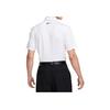 Nike Lightweight Breathable Knitted Comfortable Short Sleeve Polo Shirt Men tops White FZ7482-100