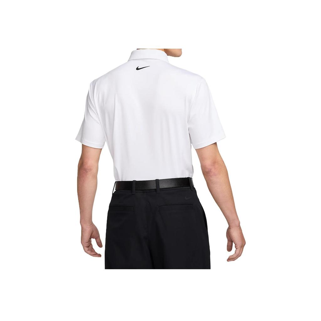 Nike Lightweight Breathable Knitted Comfortable Short Sleeve Polo Shirt Men tops White FZ7482-100