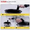Pots Lid Rack Efficient Storage Rack Kitchen Drawer Storage Solution for Secure Drawer and Shelf Storage in Any Kitchen