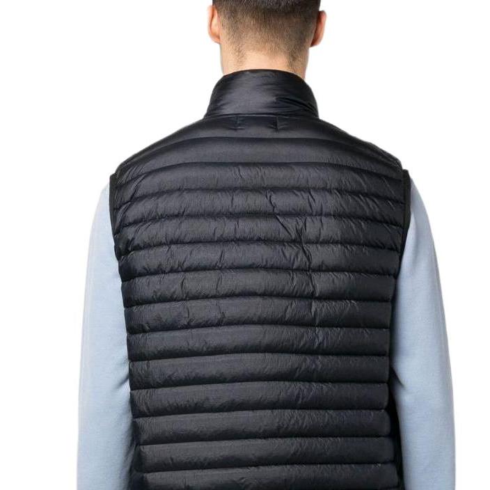 STONE ISLAND Vests Men's Marine Blue Stand Collar Moderate Other 7815G0224-V0020