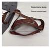Trendige Damen Umhänge-Brusttasche aus Wildleder mit strapazierfähigem Gurtband