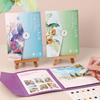 Art Doodling Book with 12 Color Watercolor Paint Water Brush Pen Stress Relief Painting Book For Children Adult Drawing