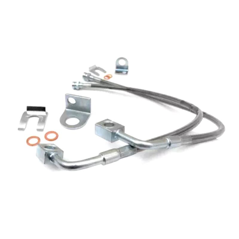 L37A-Extended Rear Brake Lines For Jeep Wrangler JK 2007-2018 4-6 Inch Of Lift 89708