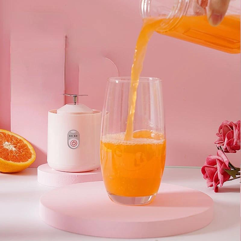 Portable Mixer USB Electric Fruit Juicer Handheld Smoothie Maker Blender Stirring Rechargeable Mini Food Processor Juice Cup