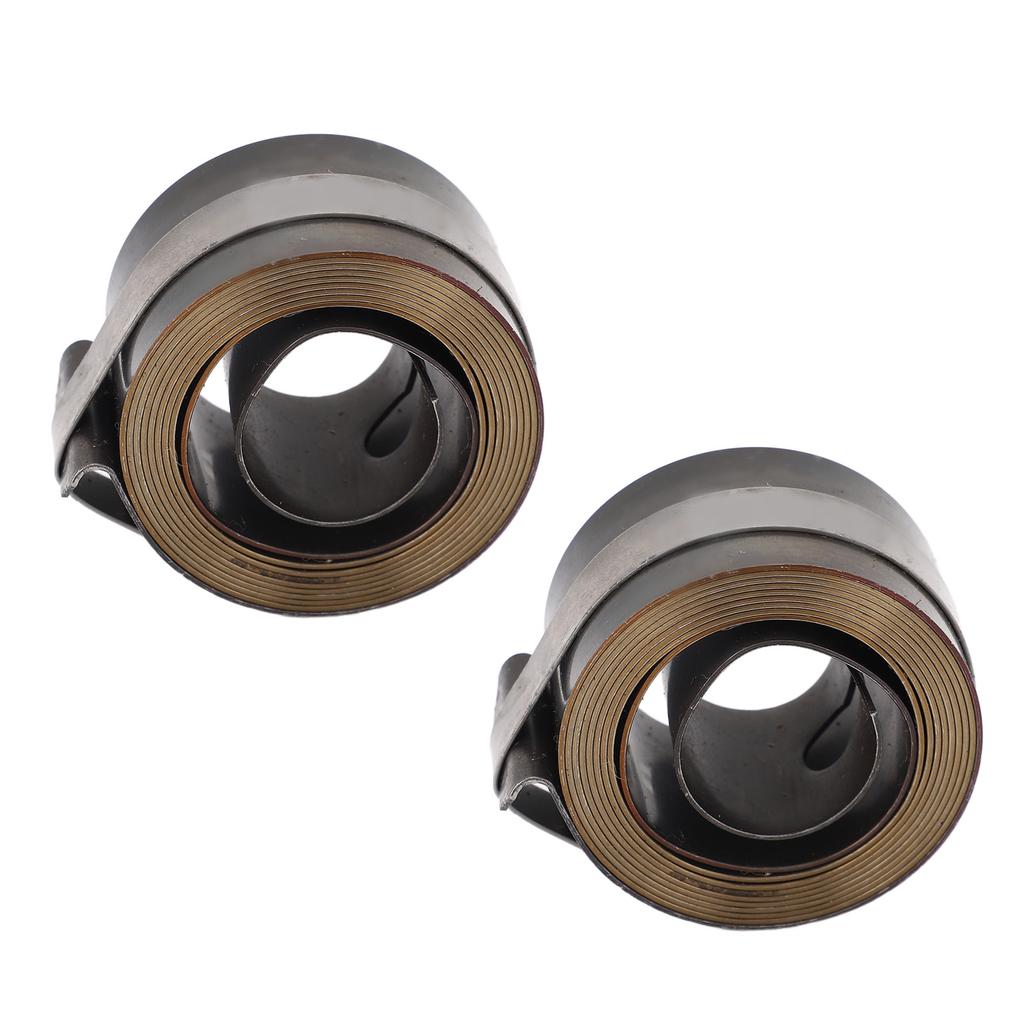 2 Stück Bohrmaschinen-Rückholfeder Metall Rückstoß Vorschub Pinole Spule Ersatz Tischbohrmaschinen Teile