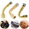 3Pc 45/90/135 Degree Air Tyre Valves for Truck Motorcycle Cycling Accessories Adapter Car Valve Extension Stem Brass