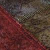 Washable Rug Patchwork Multicolored Ø120 Cm