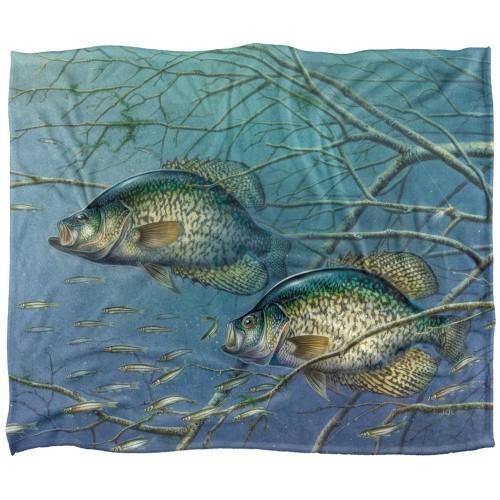 JQ Licensing Silky Crappie Fiske Supersoft Teppe