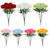 Plastic Ball Flower Decoration for Wedding Bookshelf Decor Home Sunroom Party Decoration Artificial Floral Arrangement