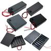 Aa Battery Case Aa Battery Box 1/2/3/4 Slot Aa Battery Holder 14500 Aa Storage Box Diy With Leads Series Connection