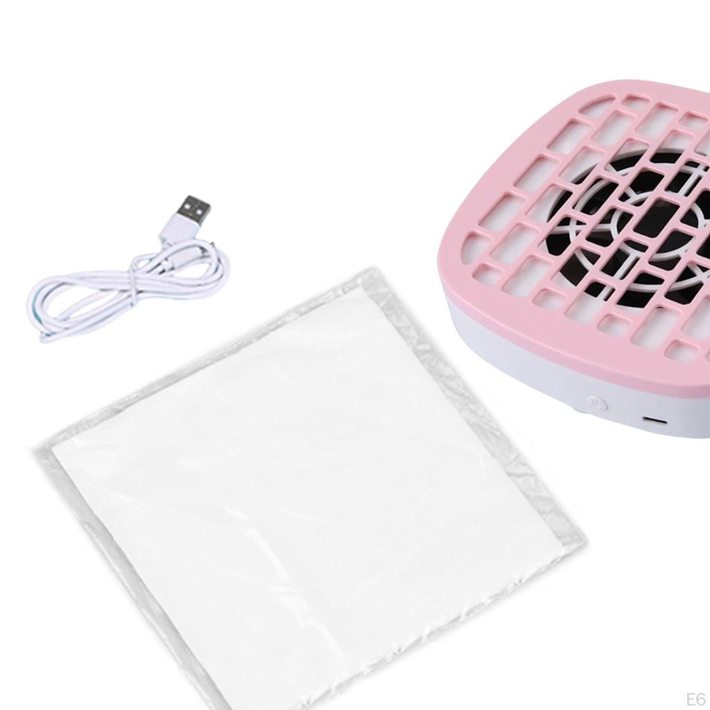 Nail Dust Collector for Acrylic Polishing Portable Manicure Pedicure Home