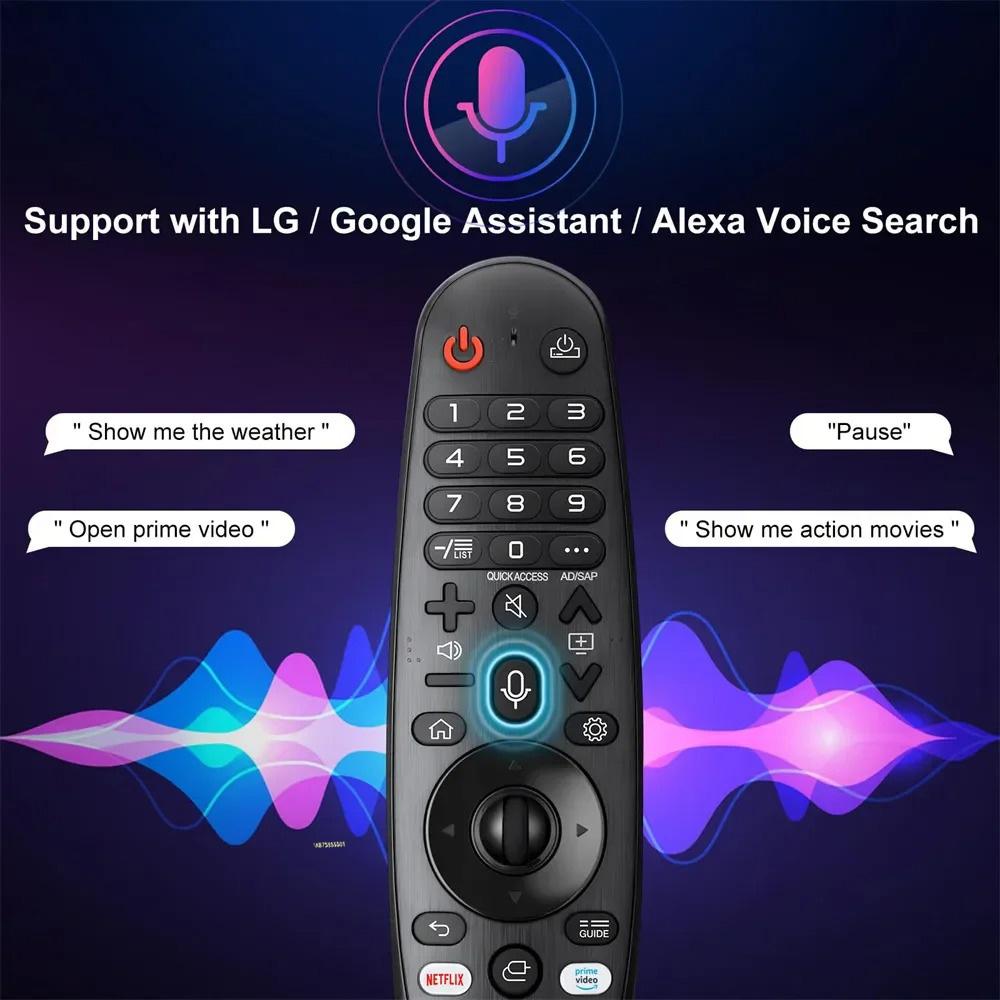 MRSVI Magic Remote Control AKB75855501 for Smart TV Controller AN-MR18BA AN-MR19BA MR20GA AN-MR650A with Voice and Cursor