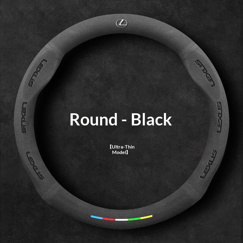 Car Suede Steering Wheel Cover For Lexus F Sport ES200 ES250 ES260 ES300 RX300 LS500h GS250 GS300 IS250 IS300 CT200h LX570 GX NX