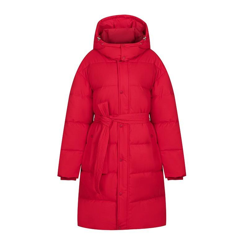 Womens Long Winter Hooded Cotton Padded Coat Over Knee Warm Slim Fit Outerwear 2026 Collection