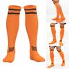 Knee High Soccer Socks for Men Women Stretchy Compression High Tube Socks Striped Athletic Socks for Football Baseball Softball