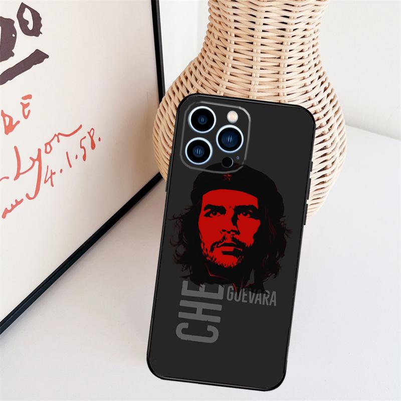 Che Guevara Phone Case For iPhone 16 Pro Max 14 13 12 11 15 17 Pro Max mini 15 16 Plus 16e Back Cover