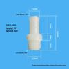 QBY Pneumatic Diaphragm Pump Parts: Piston, Plastic Slider, Silencer, O-Ring, Seal Ring