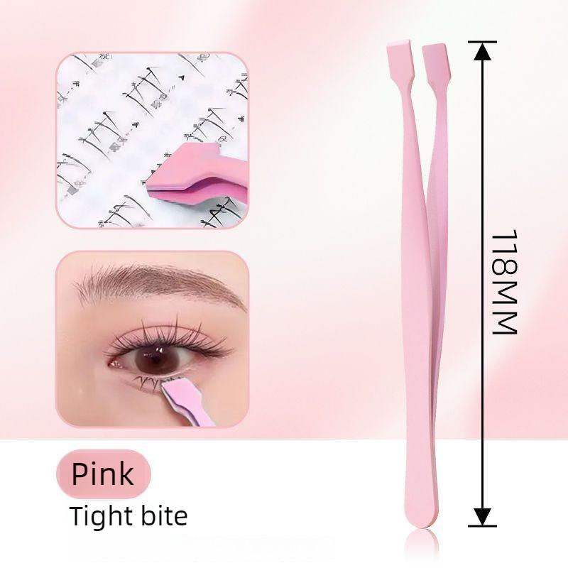 High Precision False Eyelash Tweezers Wedding And Vaccination Beginners Stainless Steel Eyelash Tweezers Grafting False Eyelash