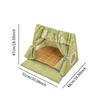 Cute Cat Tent House Removable Clean Dog Tent Bed Breathable Cool Cats Summer Cave Large Space Puppy Kitten House Pet Accessories