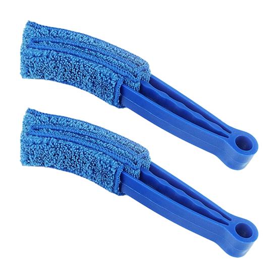 Dual-Head Car Vent Cleaning Brush with Soft Bristles Dashboard Interior Detailing Tool for Dust Removal Reusable Essential Auto Accessory