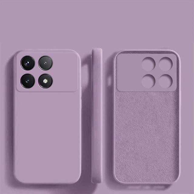 

Для Poco X6 X 6 Pocox6 Pro 5G чехол роскошные жидкие силиконовые чехлы для телефонов для Xiaomi Poco X6 X 6 Pro Pocox6 Pro 5G противоударный мягкий чехол For Poco X6 Pro