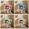 1set Chairs Furniture Model Simulated Dollhouse Desks Dollhouse School Desk  Doll Accessories