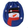 Snowman Pattern Christmas Toilet Seat Cover WC Bathroom Warmer Closestoo Home Decoration