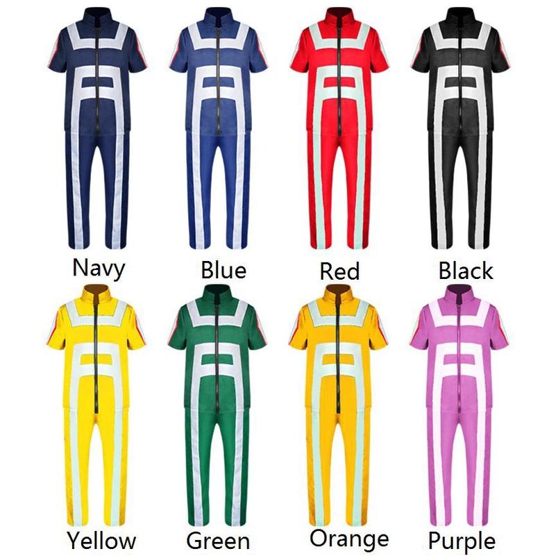 No Izuku Boku Midoriya Cosplay Costume Training Uniform Suit