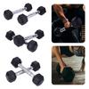 2PCS Hex Dumbbell 1KG Strength Exercise Versatile Support Fitness Dumbbell Full-Body Workout for Strength Training