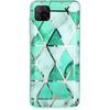 Coque pour Samsung Galaxy A22 5G Motif Marbre Turquoise Protection Léger Souple