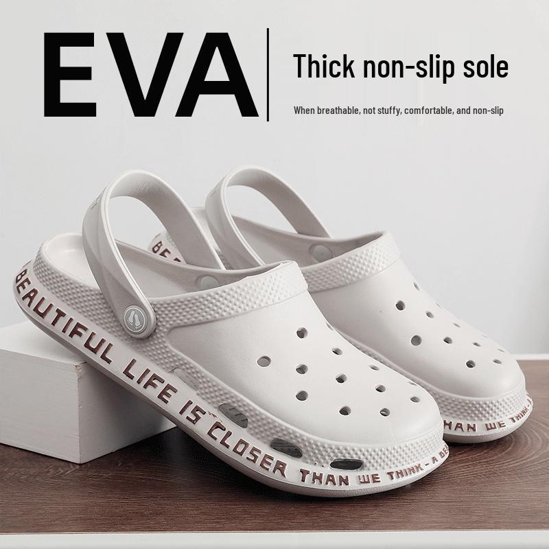 Guoluofei Men s Casual Anti-slip Beach Clogs 40-41