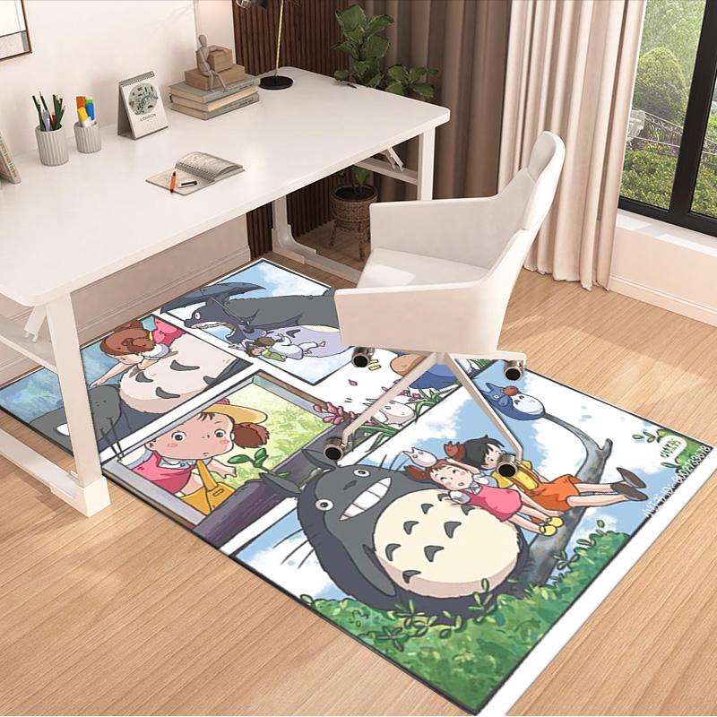 Neighbor Totoro Adventure Carpet For Playroom Bedroom Living Room Sofa Home Decorkids Game Area Rug Nonslip Floor Mat